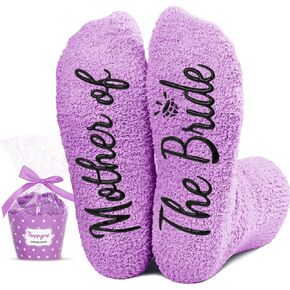 HAPPYPOP Mother of the Groom Gifts - Wedding Gifts Mother of the Groom Socks Wedding Socks
