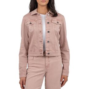 KUT from the Kloth Women's Julia Crop Jacket W/Drop Shoulder-Regular Waistband
