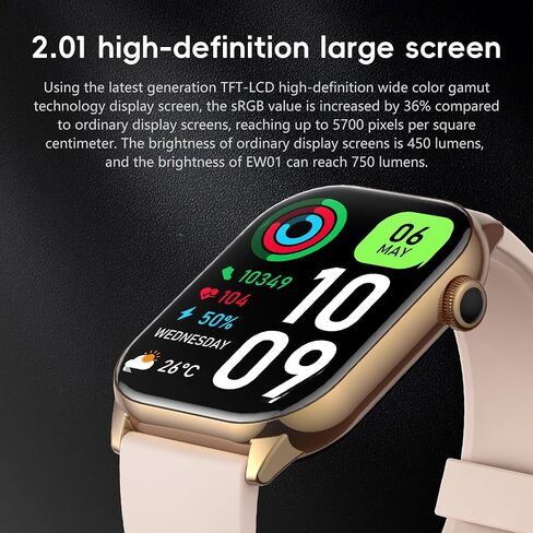 Fitness Tracker, Smart Watch, Blood Pressure Monitor Watch, 2" HD Color Touchscreen with Heart Rate Monitor, Sleep Tracker IP68 Waterproof, GPS, Activity Tracker for Women Men (Grey) in Saudi Arabia