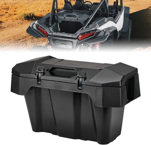 KEMIMOTO 2024/2025+ XP 1000 صندوق شحن خلفي 55QT متوافق مع 2024/2025+ Polaris RZR XP 1000/4 1000 صندوق تخزين UTV صندوق سرير خلفي من البولي بروبيلين مزلاجين قابلين للقفل استبدال OEM 2884525 in Saudi Arabia
