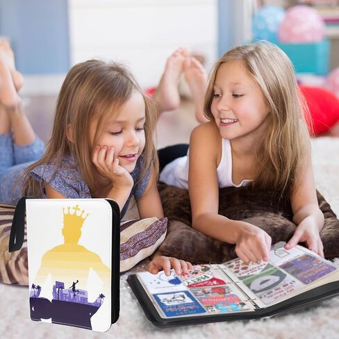 حافظة بطاقات كرة السلة تحتوي على 400 جيب لهواة جمع بطاقات تجارة كرة السلة، كتاب تخزين بطاقات محمول مقاوم للماء مع أكمام شفافة قابلة للإزالة، متوافق مع بطاقات كرة السلة والبطاقات الرياضية in Kuwait