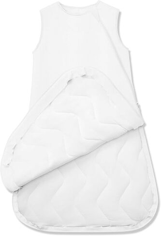 Supersoft Sleep Sack 1.0 TOG, Premium Bamboo Viscose Toddler Sleeping Bag, 2-Way Safe Zipper Sleepsacks 2-4T (Lilac) in Saudi Arabia