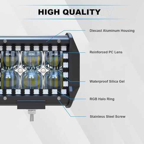 ASLONG 2x 4 بوصة LED ستروب القرون أضواء العمل DRL البيضاء، مطلق النار الجانبي LED أضواء العمل المزدوج الجانب الأصفر DRL المتوهج ستروب LED مكعبات الطرق الوعرة ضوء القيادة مع تبديل الأسلاك للشاحنات قارب عربة الغولف سيارات الدفع الرباعي in Kuwait