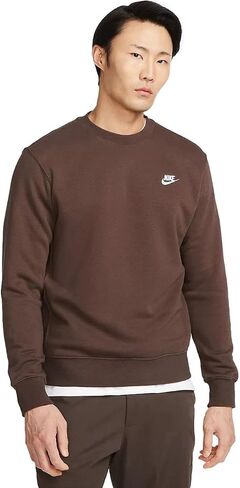 Nike Men's NSW Club Crew (as1, Alpha, l, Regular, Regular, Cobalt Bliss/White) in Saudi Arabia