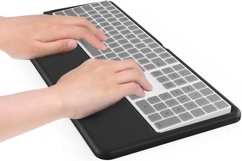 Keyboard Wrist Rest Relieves Wrist Pain for Office and Typing, Compatible with Wireless Magic Keyboard 2 and Magic Keyboard with Touch ID (MLA22LL/A, MK293LL/A) in Saudi Arabia