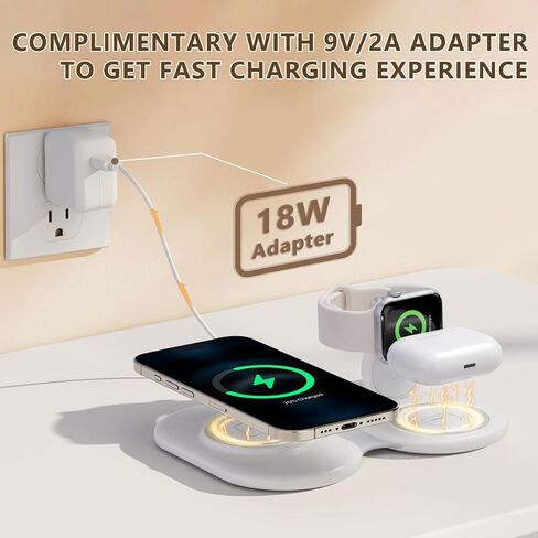 2026 Traveling Portable Wireless Mag-Safe Fast Charging Station in Kuwait
