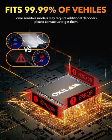 مجموعة مصابيح LED OXILAM H11 9005، 56000LM 700% أكثر سطوعًا 6500K أبيض بارد، 9005/HB3 شعاع عالٍ H11/H9/H8 بديل شعاع منخفض، حزمة من 4 قطع، قطعتان من مصابيح LED H11 وقطعتان من مصابيح LED 9005 in Saudi Arabia