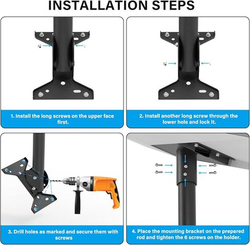 Starlink Gen 3 Mount,Compatible with Starlink Standard V3 for Starlink Gen 3 Standard Dish Antennas,Starlink Standard V3 Roof Mount Adapter for Pole Mounting,Wall Mounting(Black) in Saudi Arabia