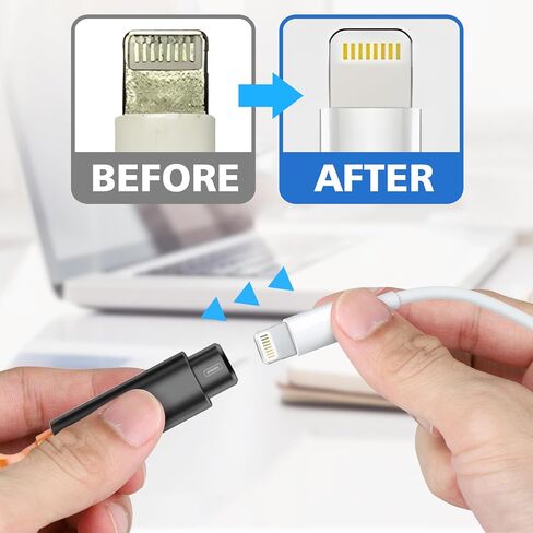 iPhone Cleaning Kit for Charging Port Cleaner, Multi-Tool iPhone Cleaner Repair Lightning Cables, Phone Cleaning Kit for iPhone, iPad, Connectors, Speaker, Airpod Cleaner Kit, Light Blue in Saudi Arabia