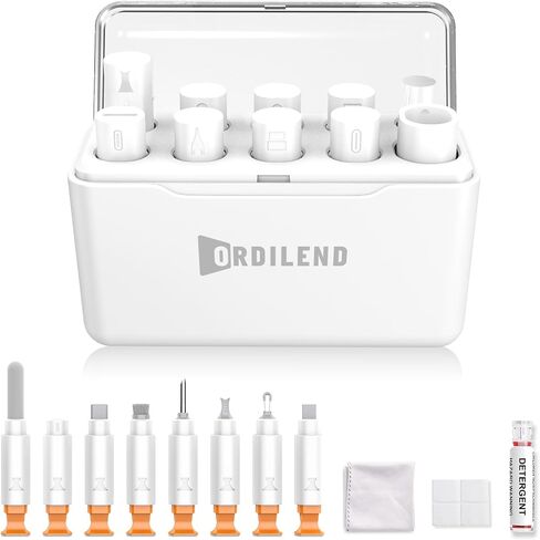 iPhone Cleaning Kit for Charging Port Cleaner, Multi-Tool iPhone Cleaner Repair Lightning Cables, Phone Cleaning Kit for iPhone, iPad, Connectors, Speaker, Airpod Cleaner Kit, Light Blue in Saudi Arabia