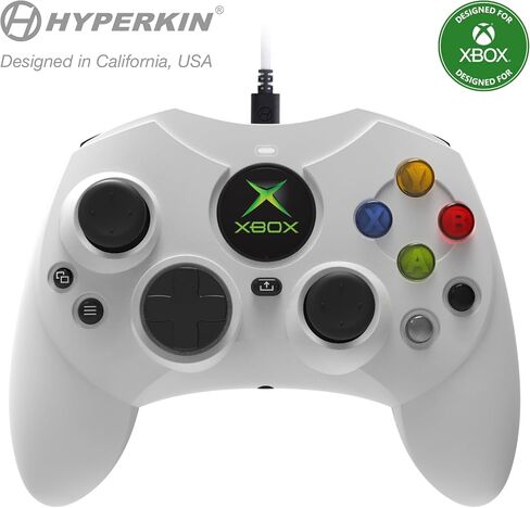 Hyperkin DuchesS Wired Controller - Black - Officially licensed S Controller replica for use with Xbox Series X|S, Xbox One, Windows 10|11, PC, Video Game Controller with Hall Effect Sticks, 3.5MM, Audio Jack, Impulse Triggers, Plug and Play, Gaming Gamep in Saudi Arabia