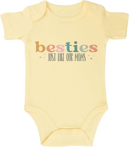 Besties Just Like Our Moms Baby Bodysuit Best Friend Baby Bodysuit Mom Besties Baby Romper Baby Clothes in Kuwait