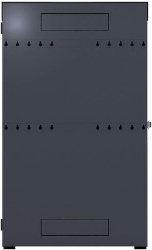 NavePoint 6U Vertical Server Rack Enclosure, Low Profile, 27.5" Deep, Max Weight Capacity 132lbs - 6U Network Cabinet Vertical Wall Mount, Perforated, Black in Saudi Arabia