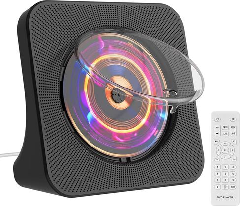 Fohil CD Player for Home, Desktop CD Player with Bluetooth 5.0 Built-in Double HiFi Speakers, LED Screen CD Music Players Support AUX&USB Headphone Jack FM Radio, Gift for Boyfriend Husband in Saudi Arabia