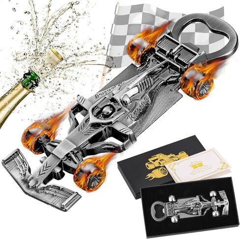 LKKCHER Racing Car Gifts for Men Women, Novelty Racing Car Bottle Opener, Birthday Gifts Christmas Gifts for Men Grandpa Boyfriend Husband, Racing Gifts Stocking Stuffers for Men Women Racing Fans in Kuwait