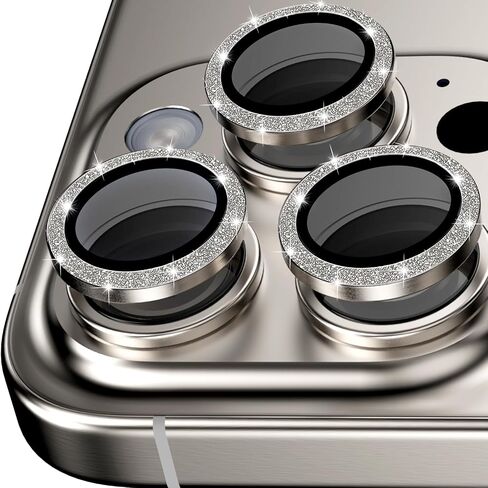 COJOC for iPhone 16 Pro/iPhone 16 Pro Max Camera Lens Protector - Colorful [Original Design] 9H Tempered Glass Screen Protector Metal Individual Rear Camera Screen Cover Film Accessories in Saudi Arabia