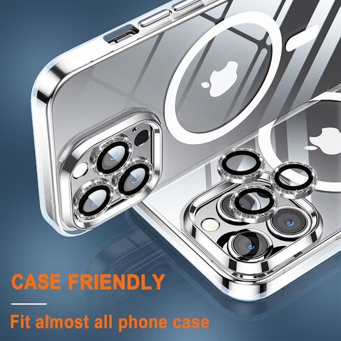 COJOC for iPhone 16 Pro/iPhone 16 Pro Max Camera Lens Protector - Colorful [Original Design] 9H Tempered Glass Screen Protector Metal Individual Rear Camera Screen Cover Film Accessories in Saudi Arabia