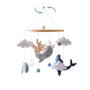 EERKEOD Baby Crib Mobile Baby Nursery Mobile Handmade Felt Forest Animal Mobile for Baby Boys and Girls Woodland Nursery Decor for Infant Bedroom Hanging Gender Neutral Baby Stuff
