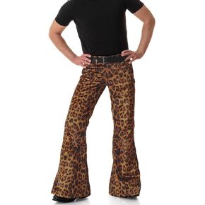 Men's Velvet Relaxed Vintage 60s 70s Bell Bottom Stretch Fit Classic Comfort Flared Flares Retro Leg Disco Pants