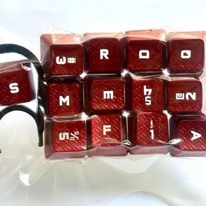 13PCS Backlit Gaming Keycaps Keycap Key Top for Corsair K63, K65,K66,K68,K70,K95 / Logitech G pro x G512 G710+ G610 / Redragon K585 / IKBC c87 c104 MX Mechanical Gaming Keyboard (Black)