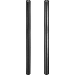 PATIKIL M3 Aluminum Spacers, 2 Pcs Metal Spacer Aluminum 3mm ID x 6mm OD x 80mm L Threaded Spacer Screw Standoff Round for RC Car Drones Motherboard, Black