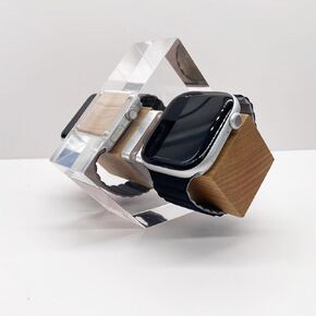 Dual Watch Charger Stand for Samsung Galaxy Watch,Wooden Charging Station Compatible with Galaxy Watch Series Watch 6/Watch 6 Classic/Watch 5 40,44mm/Watch 5 Pro 45mm/Watch 5 (Pro) Golf Edition in Kuwait