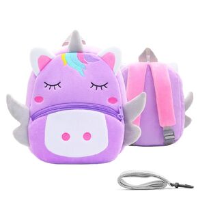 Preschool Kindergarten Toddler Backpack for Boys and Girls, Travel Bookbag Cute Animals Design, Ideal for Daycare (Lion)