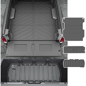 powoq 5.3FT حصيرة سرير الشاحنة متوافقة مع 2017-2024 Honda Ridgeline Bed Liner TPE Truck Mat استبدال لملحقات Honda Ridgeline 2017-2024 in Kuwait