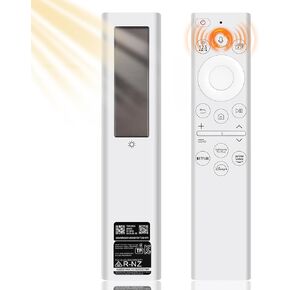 BN59-01385A جهاز التحكم عن بعد الصوتي بالطاقة الشمسية لتلفزيونات سامسونج الذكية المتوافقة مع سامسونج 2021-2023 Neo QLED، سلسلة تلفزيونات الإطار والكريستال 4k 8K UHD الذكية (أسود) in Kuwait