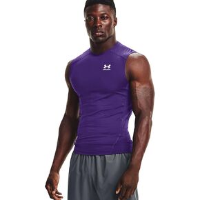Under Armour HeatGear Armour Compression Sleeveless Carbon Heather/Black 4XL