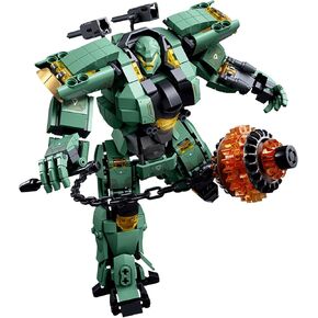Velance Mech Robot Transforming Building Blocks Set, Warrior City Action Mech & Fighter Jet Building Toy Kit, Mecha Robot Building Block Model for Kids & Adults, Birthday, Christmas Day Gift(394 Pcs)