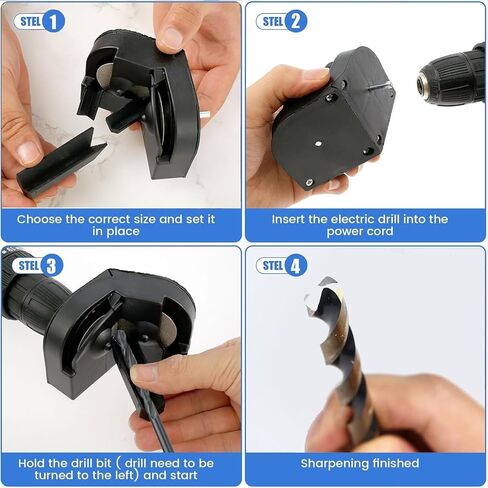 Multipurpose Drill Bit Grinding Sharpener, Drill Grinder Grinding Tool for Hss, Carbide, Twist Drill Bits, Cobalt Drill Bits in Saudi Arabia