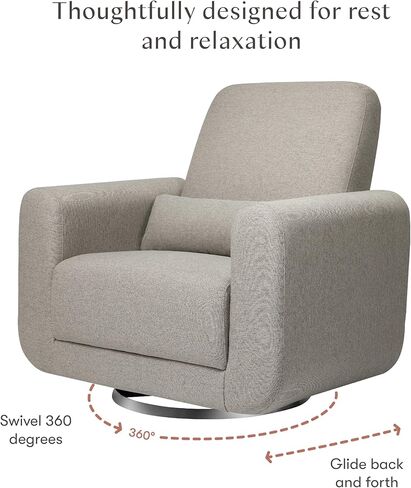 طائرة Babyletto Tuba الشراعية باللون العاجي مع قاعدة خشبية فاتحة اللون، وGreenguard Gold، ومعتمدة من CertiPUR-US in Kuwait