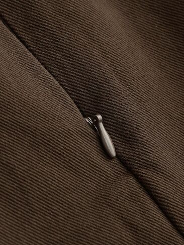 CIDER Mid Waist Solid Pleated Skort with Belt in Saudi Arabia