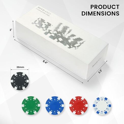 Poker Chips with Numbers 300 PCS Poker Chip Set with Aluminum Travel Case, 11.5g Poker Chips for Texas Holdem and Blackjack in Saudi Arabia