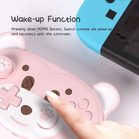 Mytrix Switch Pro Controller with Charging Dock, Wireless Controllers for Nintendo Switch/Lite/OLED with Hall Effect Joystick/Trigger, RGB Lighting, Turbo/Macro Button, for PC, iPad - Raiden Design in Saudi Arabia