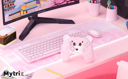 Mytrix Switch Pro Controller with Charging Dock, Wireless Controllers for Nintendo Switch/Lite/OLED with Hall Effect Joystick/Trigger, RGB Lighting, Turbo/Macro Button, for PC, iPad - Raiden Design in Saudi Arabia