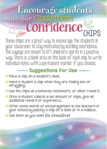 Really Good Stuff Classroom Social Interaction Chips – Set of 40 – Practice Social Skills & Communication with Others –Encourage Confidence – Social-Emotional Learning – SEL for the Home and Classroom in Saudi Arabia