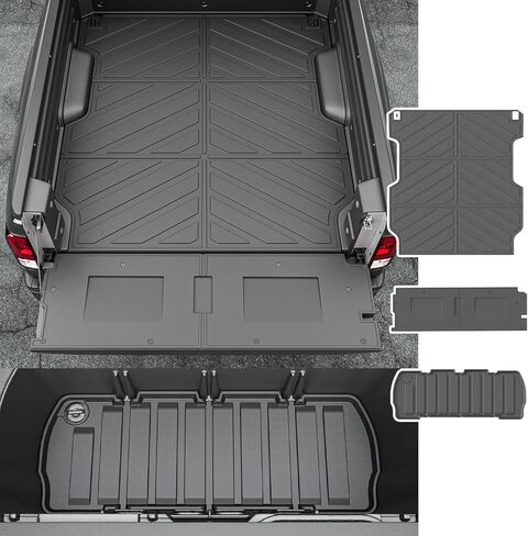 powoq 5.3FT حصيرة سرير الشاحنة متوافقة مع 2017-2024 Honda Ridgeline Bed Liner TPE Truck Mat استبدال لملحقات Honda Ridgeline 2017-2024 in Kuwait
