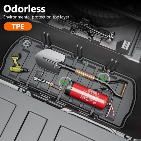 powoq 5.3FT حصيرة سرير الشاحنة متوافقة مع 2017-2024 Honda Ridgeline Bed Liner TPE Truck Mat استبدال لملحقات Honda Ridgeline 2017-2024 in Kuwait