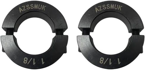 AZSSMUK Shaft Collar Bore 2-1/2'' Double Split Black Oxide Set Screw Durable Shaft Collars Suitable for Machinery and Industrial Use 2 Pieces in Saudi Arabia