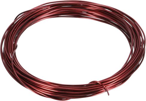 MECCANIXITY 1.6mm Magnet Wire 30ft(9m) Enameled Copper Wire Enameled Magnet Winding Wire Coil 200g 130℃ for Transformers Inductors in Kuwait