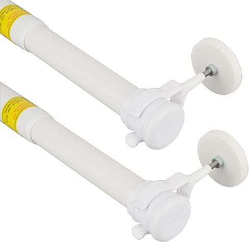 MUTUACTOR 1PCS Heavy-Duty Curtains Rods,Strong Magnetic Mount Door Curtain Rods for 13" to 26" Metal Doors,Adjustable Window Curtain Rod Versatile Y-Clamp Magnets Holders for Kitchen Garage Room in Saudi Arabia