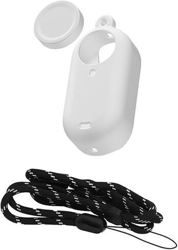 مجموعة حافظة واقية من السيليكون من LICHIFIT لكاميرا Insta360 GO 3 Action غطاء ناعم من الجلد + غطاء العدسة + ملحقات حبل الرقبة in Kuwait