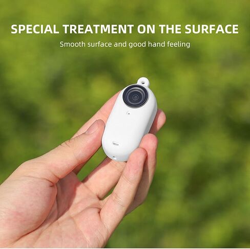 مجموعة حافظة واقية من السيليكون من LICHIFIT لكاميرا Insta360 GO 3 Action غطاء ناعم من الجلد + غطاء العدسة + ملحقات حبل الرقبة in Kuwait