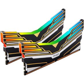 OLOy DDR4 RAM 32GB (2x16GB) White Owl Aura Sync RGB 3600 MHz CL18 1.35V 288-Pin Desktop Gaming UDIMM (MD4U1636181BHVDA)
