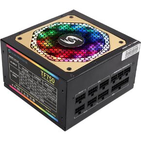 ATX 800W Power Supply RGB Fully Modular PSU Full Voltage 110-240V Computer Power Supplies with 24pin Motherboard Power Whisper-Quiet 120mm FDB Fan Multiple ARGB Light Modes Active PFC for Desktop PC
