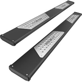 YITAMOTOR 6 Inches Running Boards Compatible with 2009-2018 Dodge Ram 1500 Crew Cab, 2019-2024 1500 Classic, 2010-2024 Ram 2500/3500 Side Steps Textured Black Nerf Bars