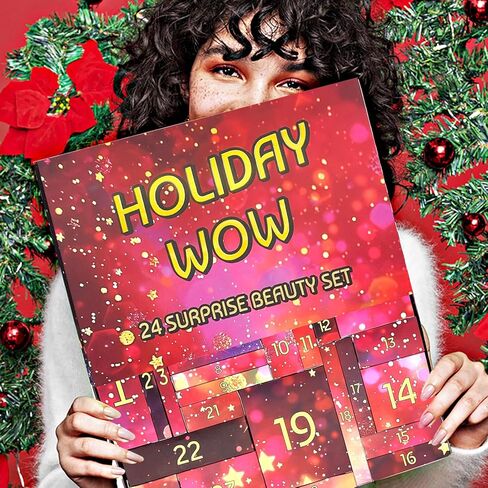 Makeup Advent Calendar 2024 for Teens Girls Christmas Countdown Calendar Makeup Gift Set,Xmas Individual Gift Box Calendar for Women Full Kit in Kuwait