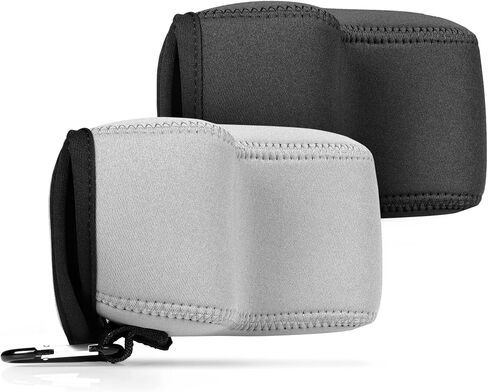 MegaGear Neoprene Camera Case for Fujifilm X-T50 (16-50mm)- Stylish and Protective Digital Photography Bag - Black in Kuwait